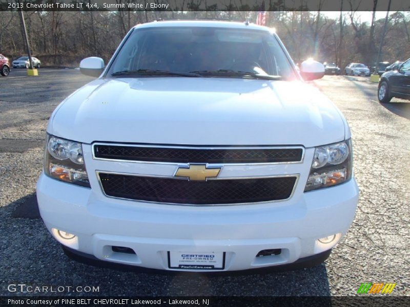 Summit White / Ebony 2013 Chevrolet Tahoe LT 4x4