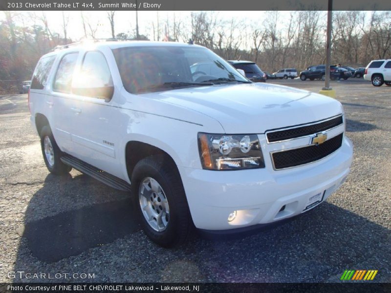 Summit White / Ebony 2013 Chevrolet Tahoe LT 4x4