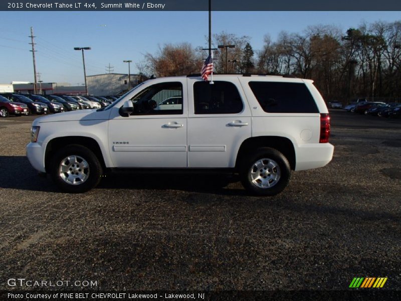 Summit White / Ebony 2013 Chevrolet Tahoe LT 4x4