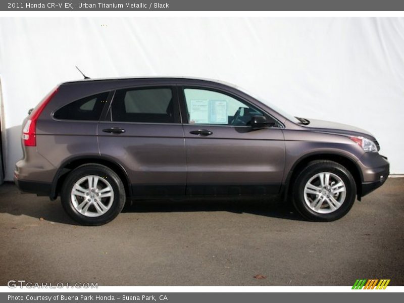 Urban Titanium Metallic / Black 2011 Honda CR-V EX