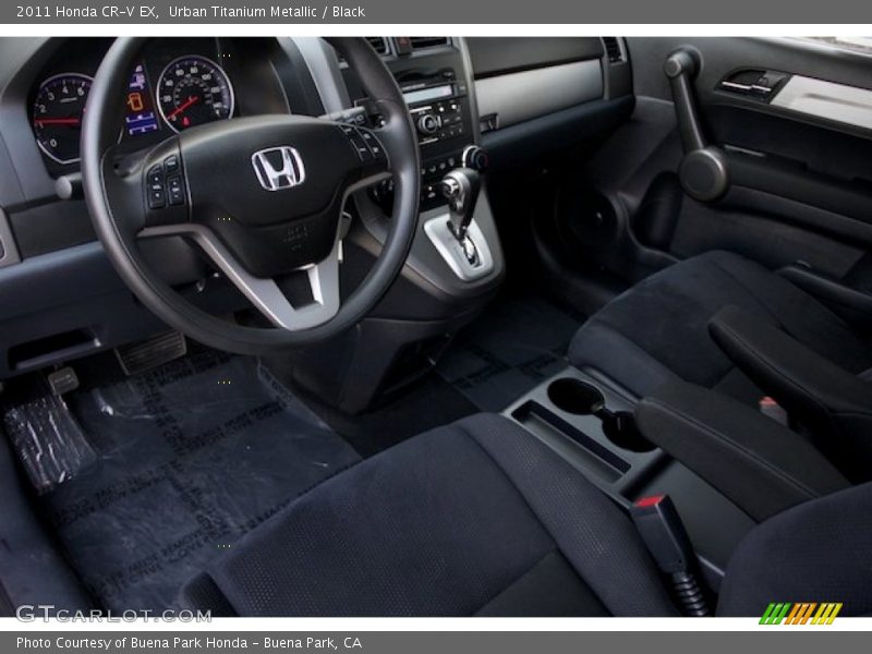 Urban Titanium Metallic / Black 2011 Honda CR-V EX