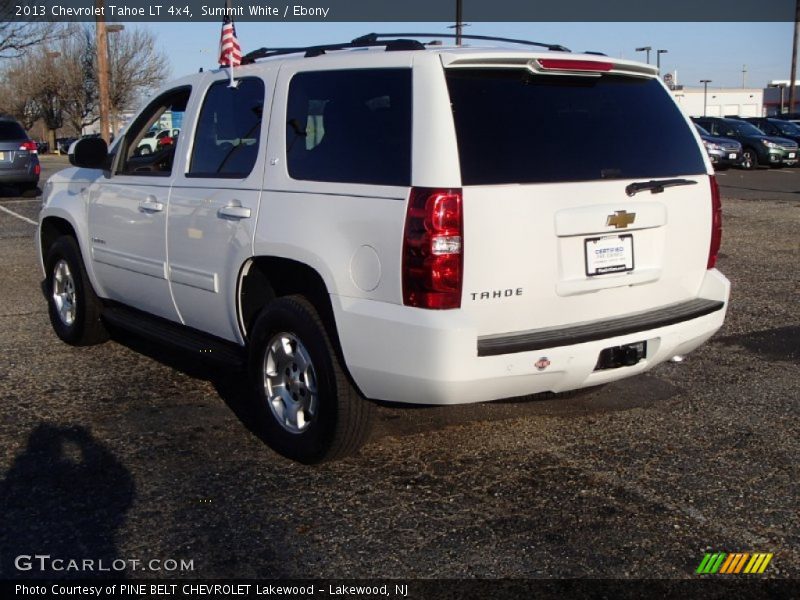 Summit White / Ebony 2013 Chevrolet Tahoe LT 4x4