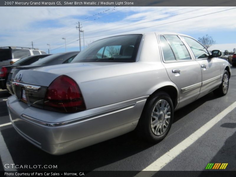 Silver Birch Metallic / Medium Light Stone 2007 Mercury Grand Marquis GS