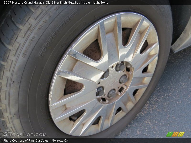 Silver Birch Metallic / Medium Light Stone 2007 Mercury Grand Marquis GS