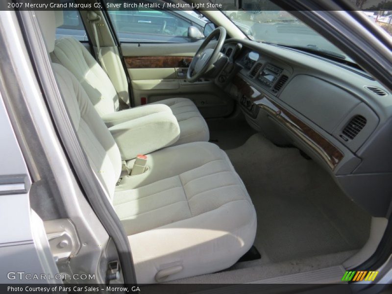 Silver Birch Metallic / Medium Light Stone 2007 Mercury Grand Marquis GS