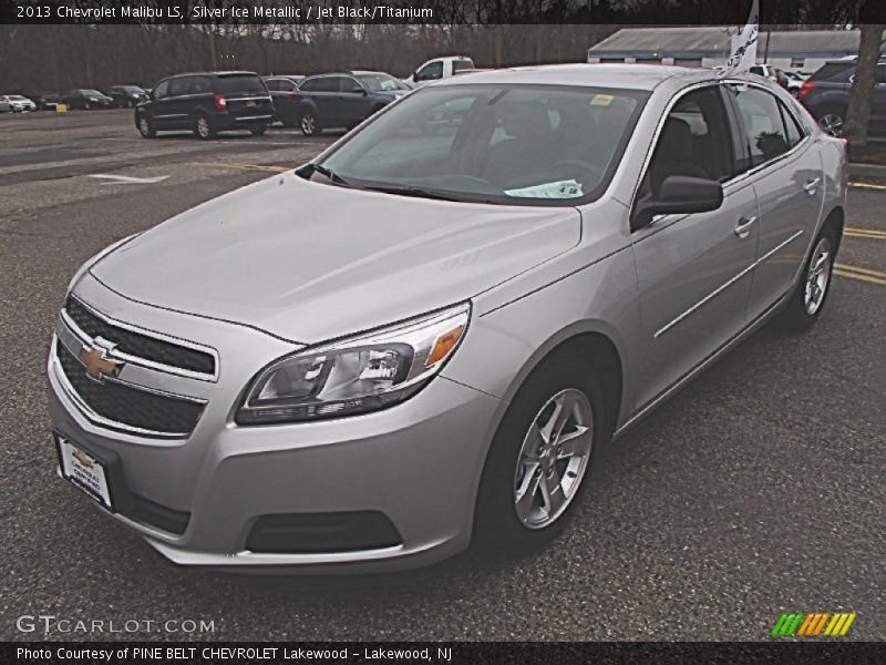 Silver Ice Metallic / Jet Black/Titanium 2013 Chevrolet Malibu LS