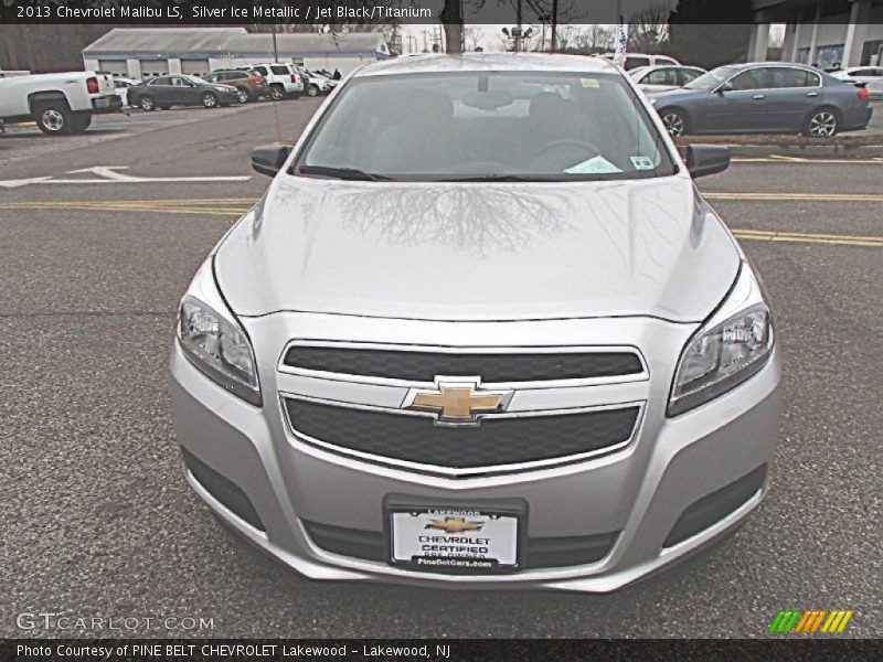 Silver Ice Metallic / Jet Black/Titanium 2013 Chevrolet Malibu LS