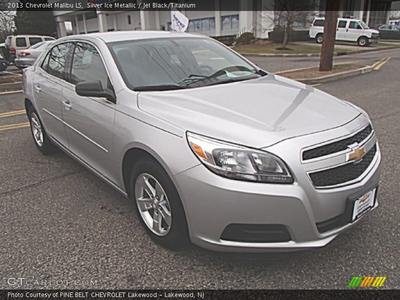Silver Ice Metallic / Jet Black/Titanium 2013 Chevrolet Malibu LS