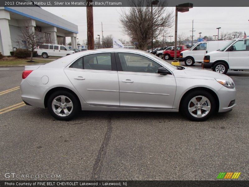 Silver Ice Metallic / Jet Black/Titanium 2013 Chevrolet Malibu LS