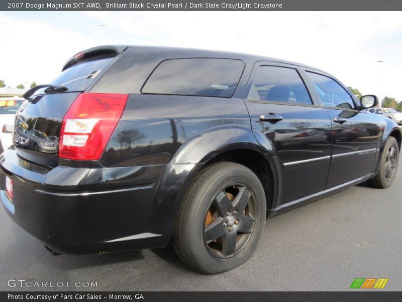 Brilliant Black Crystal Pearl / Dark Slate Gray/Light Graystone 2007 Dodge Magnum SXT AWD