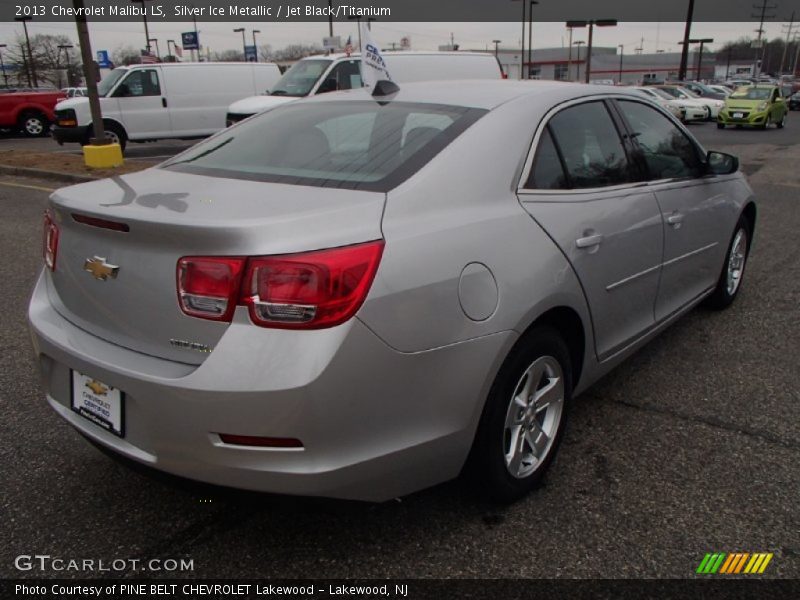 Silver Ice Metallic / Jet Black/Titanium 2013 Chevrolet Malibu LS