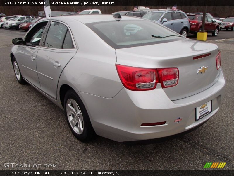 Silver Ice Metallic / Jet Black/Titanium 2013 Chevrolet Malibu LS