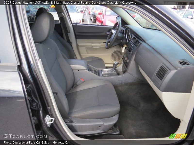 Brilliant Black Crystal Pearl / Dark Slate Gray/Light Graystone 2007 Dodge Magnum SXT AWD