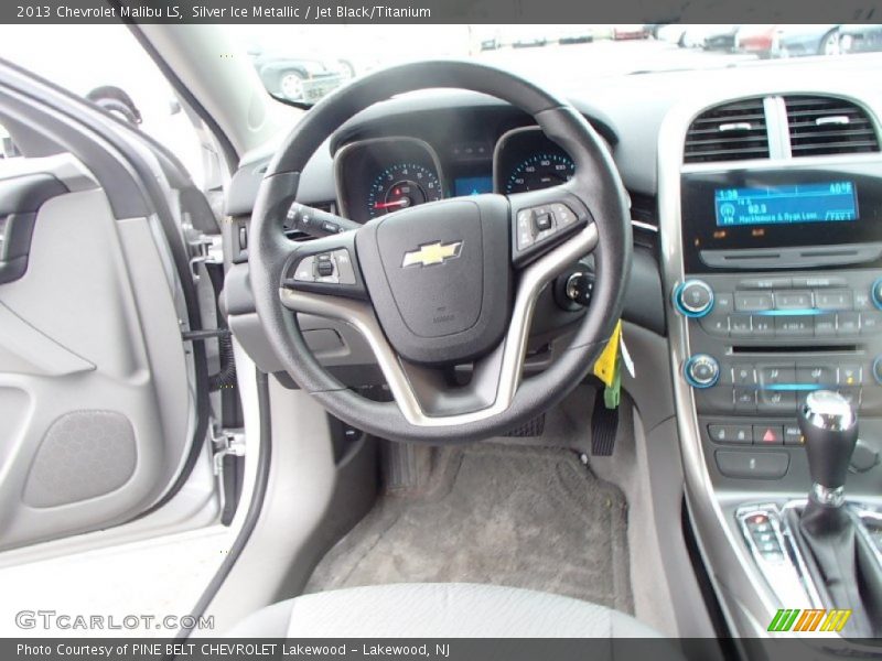 Silver Ice Metallic / Jet Black/Titanium 2013 Chevrolet Malibu LS