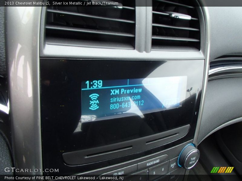 Silver Ice Metallic / Jet Black/Titanium 2013 Chevrolet Malibu LS