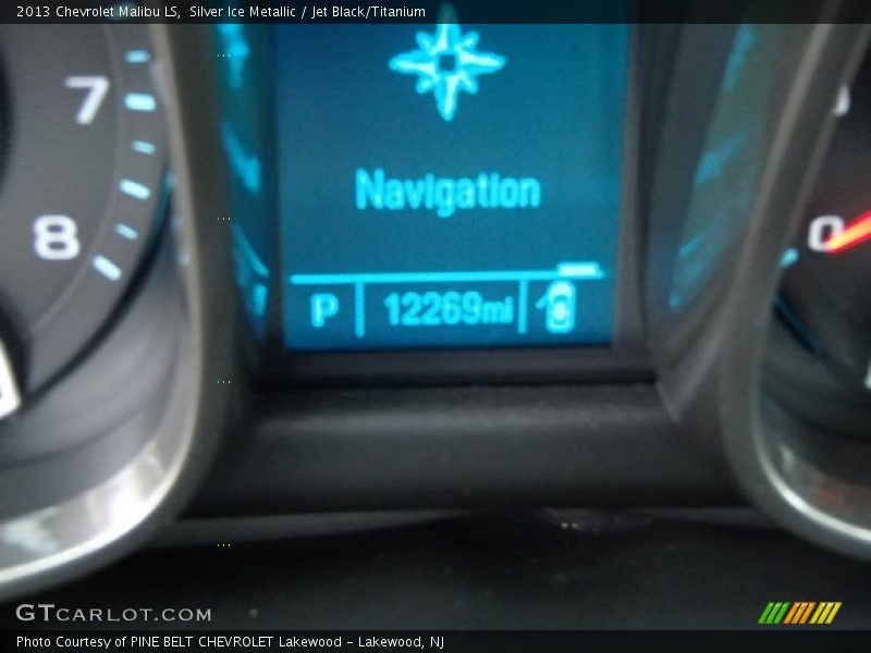 Silver Ice Metallic / Jet Black/Titanium 2013 Chevrolet Malibu LS