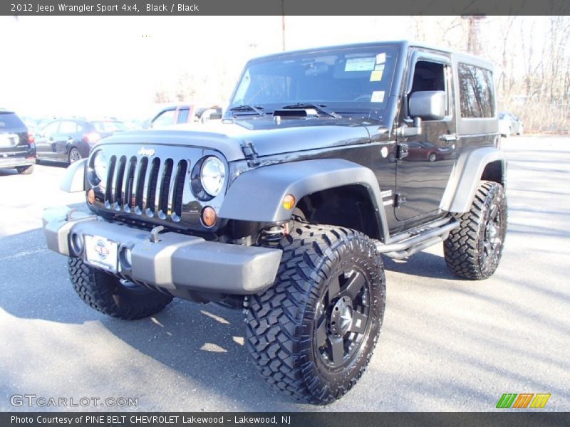 Black / Black 2012 Jeep Wrangler Sport 4x4