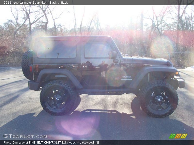 Black / Black 2012 Jeep Wrangler Sport 4x4