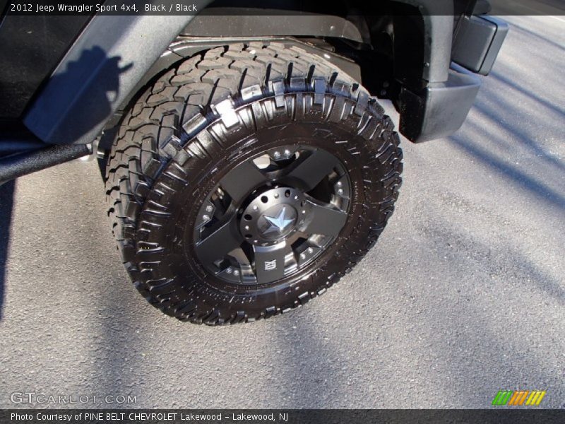 Black / Black 2012 Jeep Wrangler Sport 4x4
