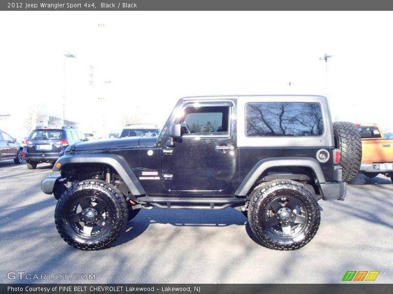 Black / Black 2012 Jeep Wrangler Sport 4x4