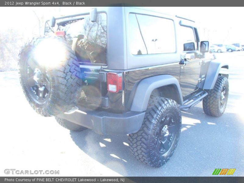 Black / Black 2012 Jeep Wrangler Sport 4x4