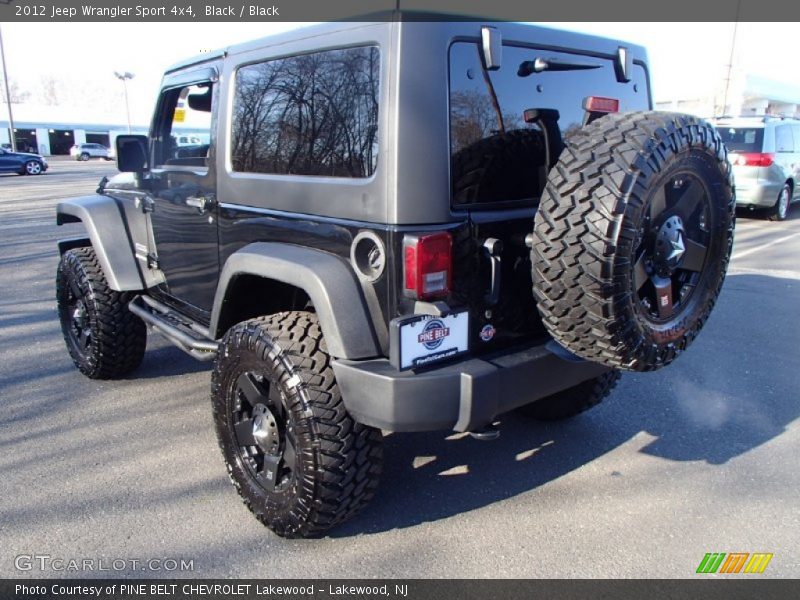 Black / Black 2012 Jeep Wrangler Sport 4x4