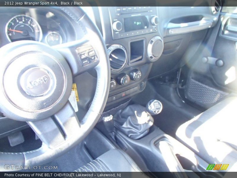 Black / Black 2012 Jeep Wrangler Sport 4x4