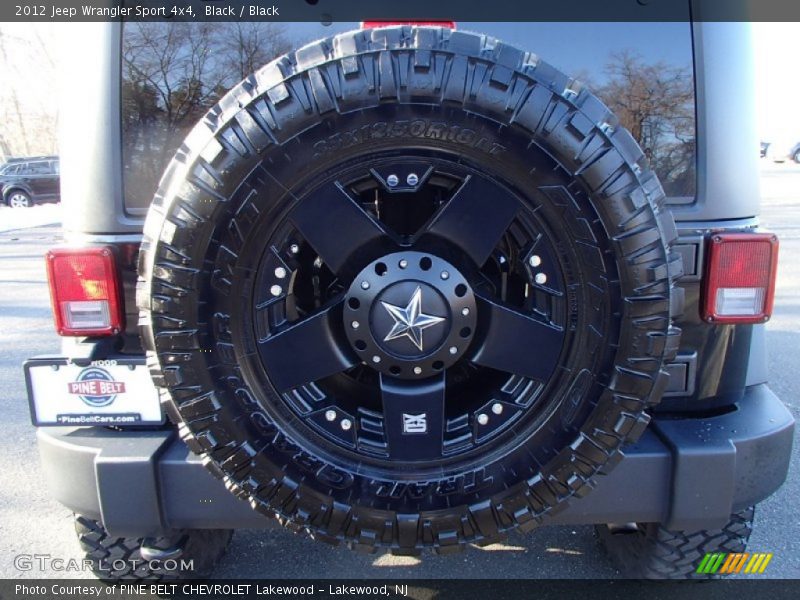 Black / Black 2012 Jeep Wrangler Sport 4x4