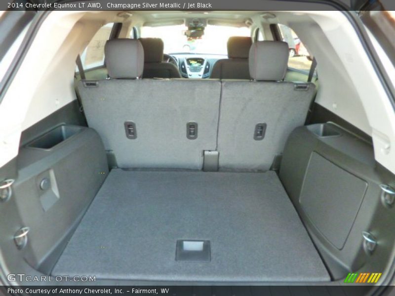 Champagne Silver Metallic / Jet Black 2014 Chevrolet Equinox LT AWD