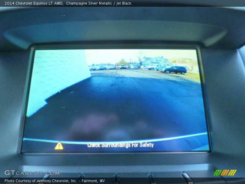 Champagne Silver Metallic / Jet Black 2014 Chevrolet Equinox LT AWD