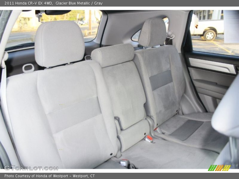 Glacier Blue Metallic / Gray 2011 Honda CR-V EX 4WD