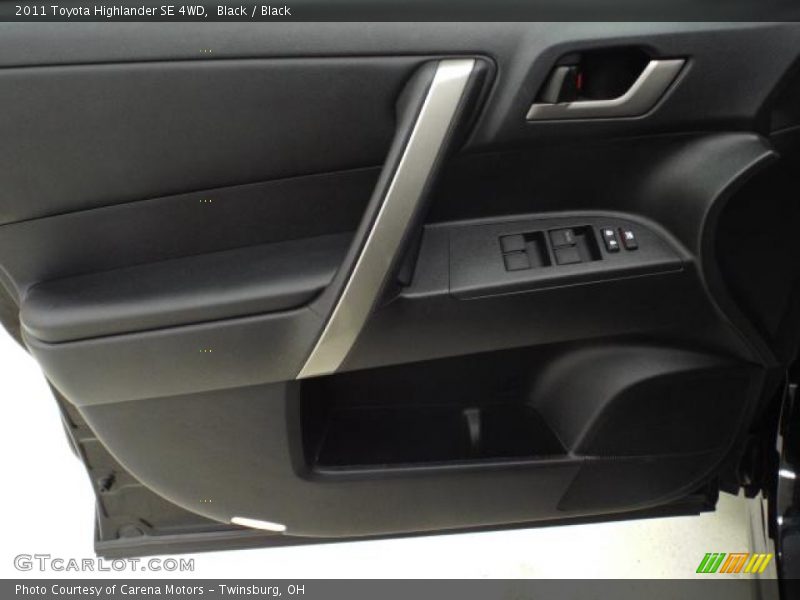 Black / Black 2011 Toyota Highlander SE 4WD