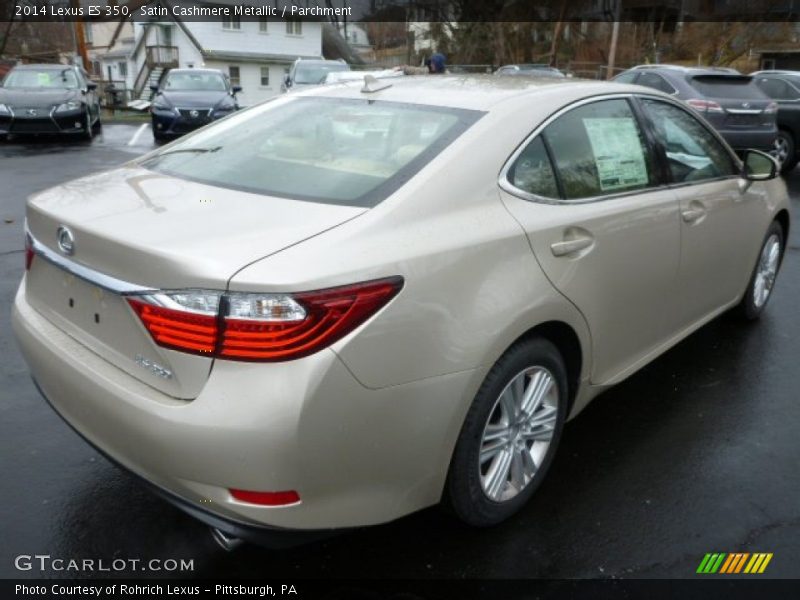 Satin Cashmere Metallic / Parchment 2014 Lexus ES 350