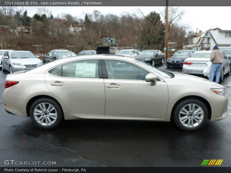 Satin Cashmere Metallic / Parchment 2014 Lexus ES 350