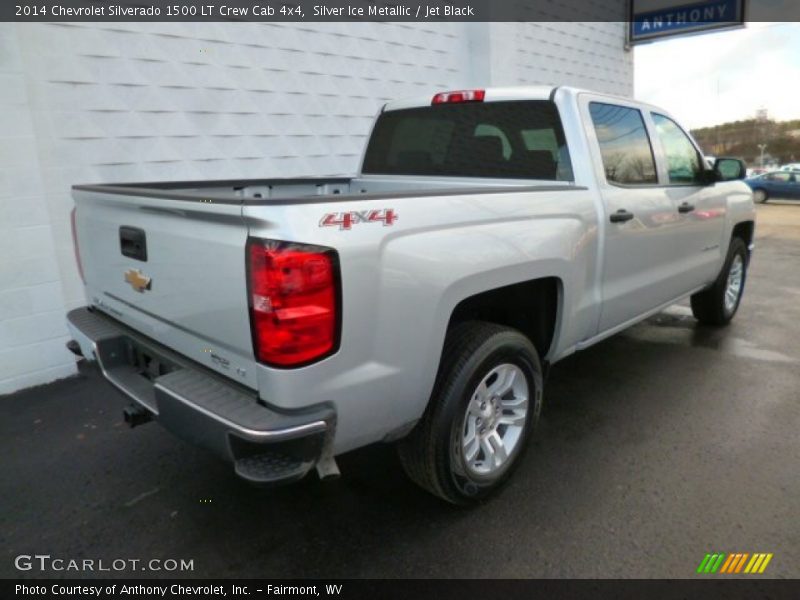 Silver Ice Metallic / Jet Black 2014 Chevrolet Silverado 1500 LT Crew Cab 4x4