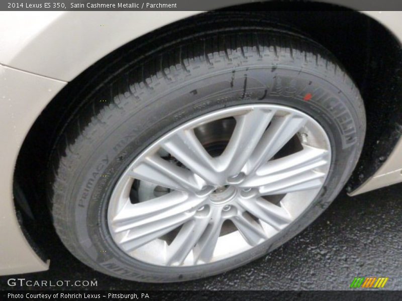 Satin Cashmere Metallic / Parchment 2014 Lexus ES 350
