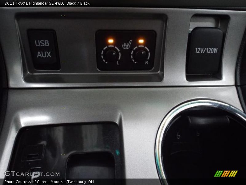 Black / Black 2011 Toyota Highlander SE 4WD
