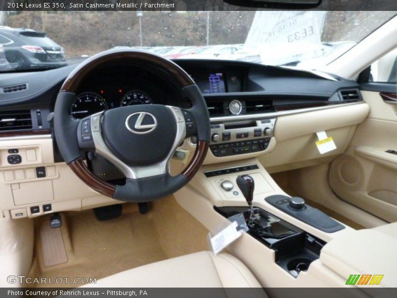 Satin Cashmere Metallic / Parchment 2014 Lexus ES 350