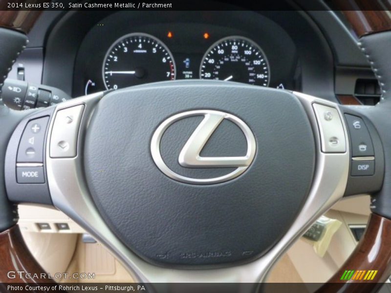 Satin Cashmere Metallic / Parchment 2014 Lexus ES 350
