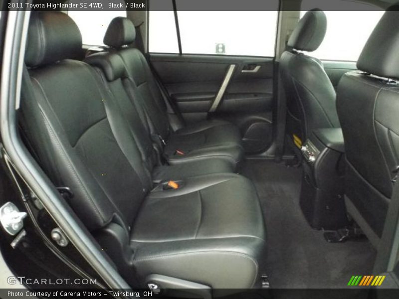 Black / Black 2011 Toyota Highlander SE 4WD