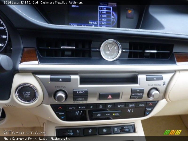 Satin Cashmere Metallic / Parchment 2014 Lexus ES 350