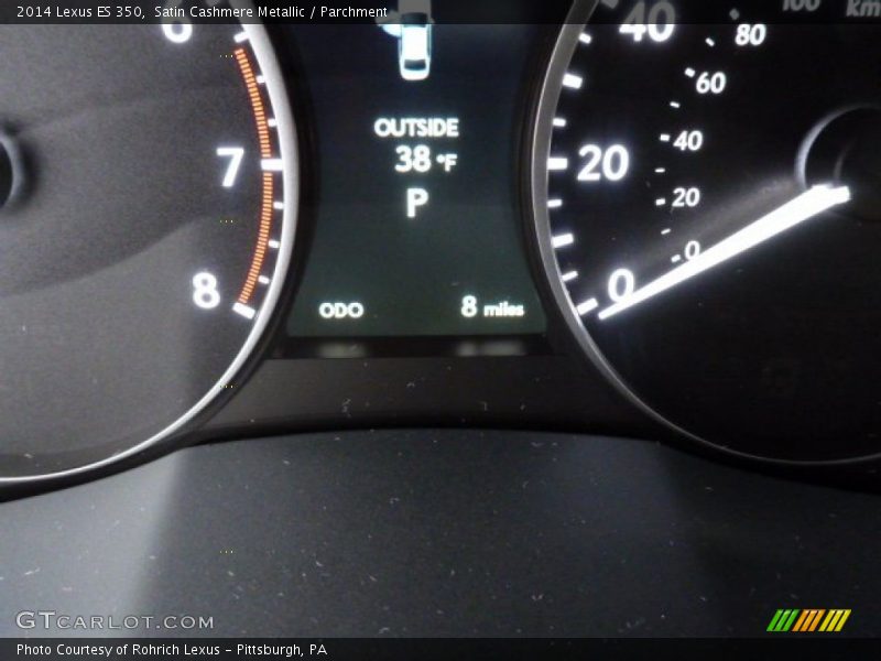 Satin Cashmere Metallic / Parchment 2014 Lexus ES 350