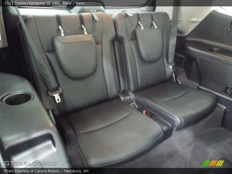 Black / Black 2011 Toyota Highlander SE 4WD