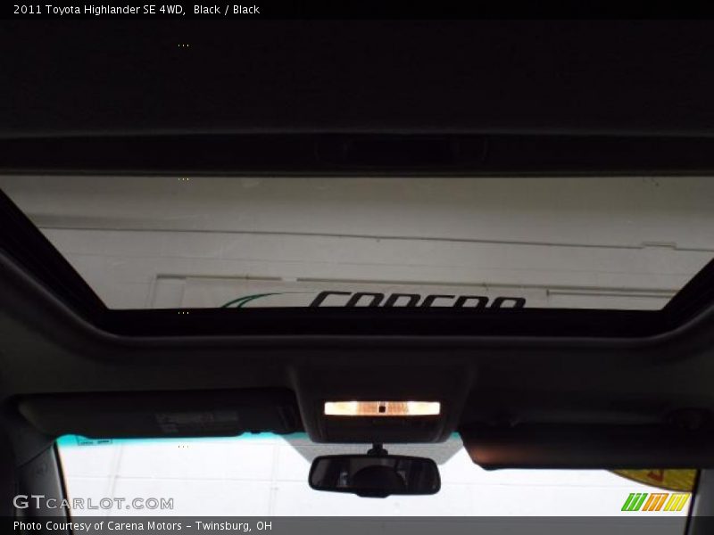 Black / Black 2011 Toyota Highlander SE 4WD