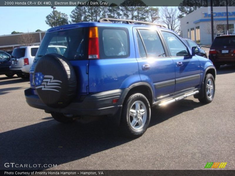 Electron Blue Pearl / Dark Gray 2000 Honda CR-V EX 4WD