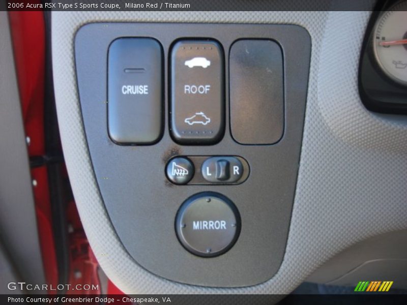 Controls of 2006 RSX Type S Sports Coupe