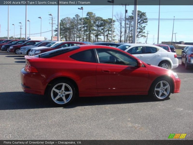 Milano Red / Titanium 2006 Acura RSX Type S Sports Coupe