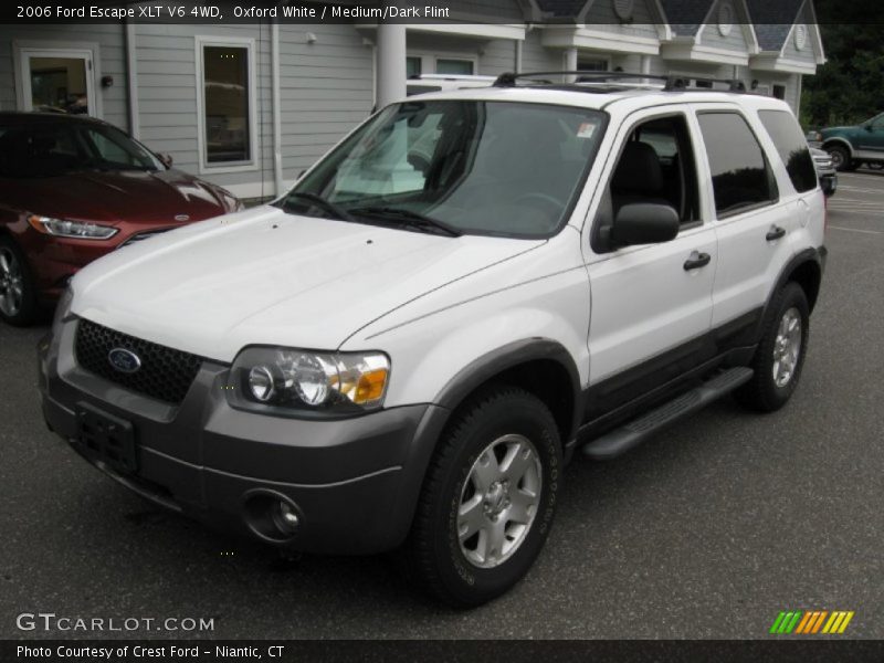 Oxford White / Medium/Dark Flint 2006 Ford Escape XLT V6 4WD