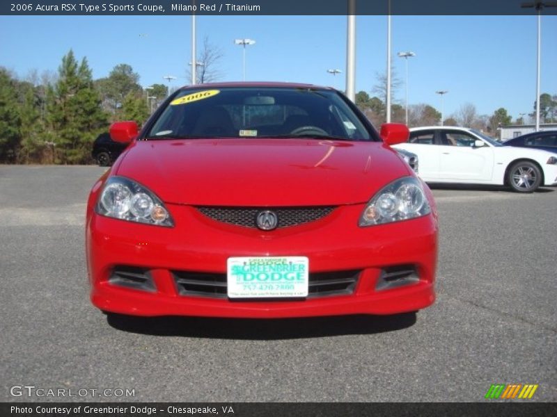 Milano Red / Titanium 2006 Acura RSX Type S Sports Coupe