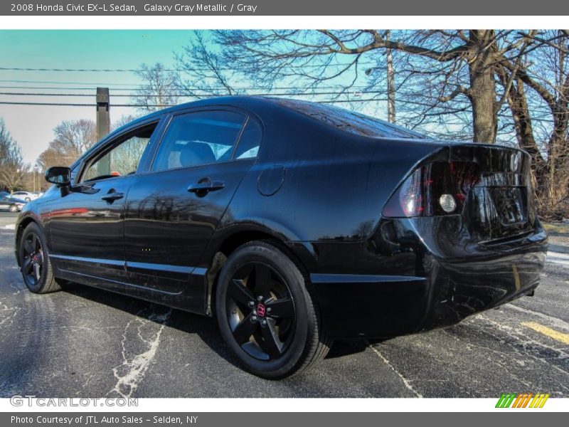 Galaxy Gray Metallic / Gray 2008 Honda Civic EX-L Sedan